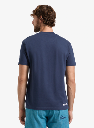 Bombažna majica La Sportiva Moon Rock T-Shirt - chalk/night sky