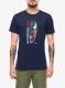 Bombažna majica La Sportiva Solution T-Shirt - night sky/mountain red