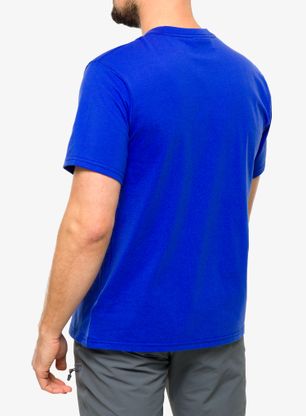 Bombažna majica Marmot Coastal Tee SS - trail blue
