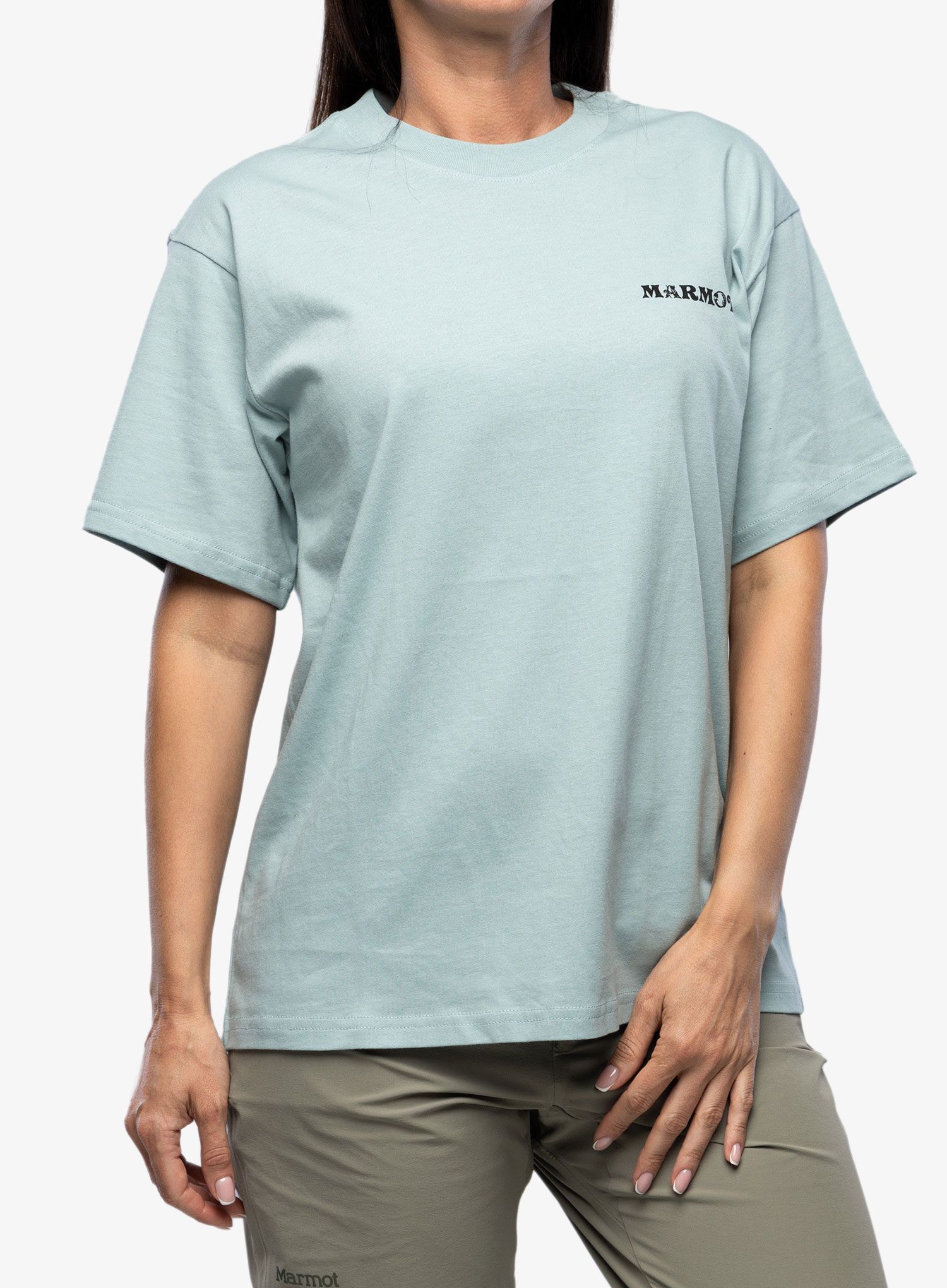 Bombažna majica Marmot Earth Day Heavyweight Tee SS - cloud blue
