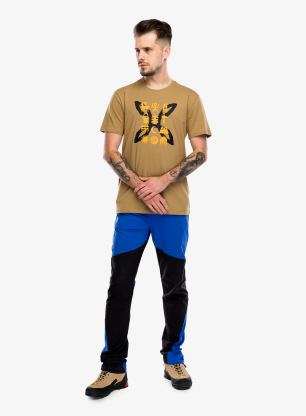 Bombažna majica Montura Rock Painting T-Shirt - desert beige
