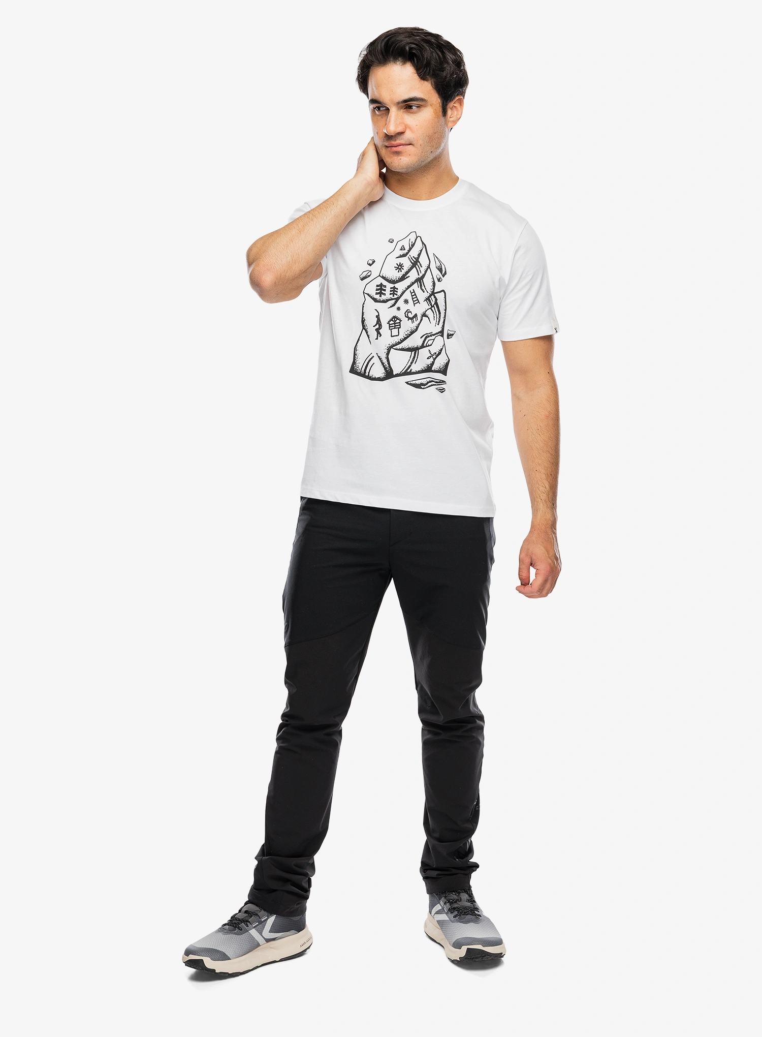 Bombažna majica Montura Spire T-Shirt - white