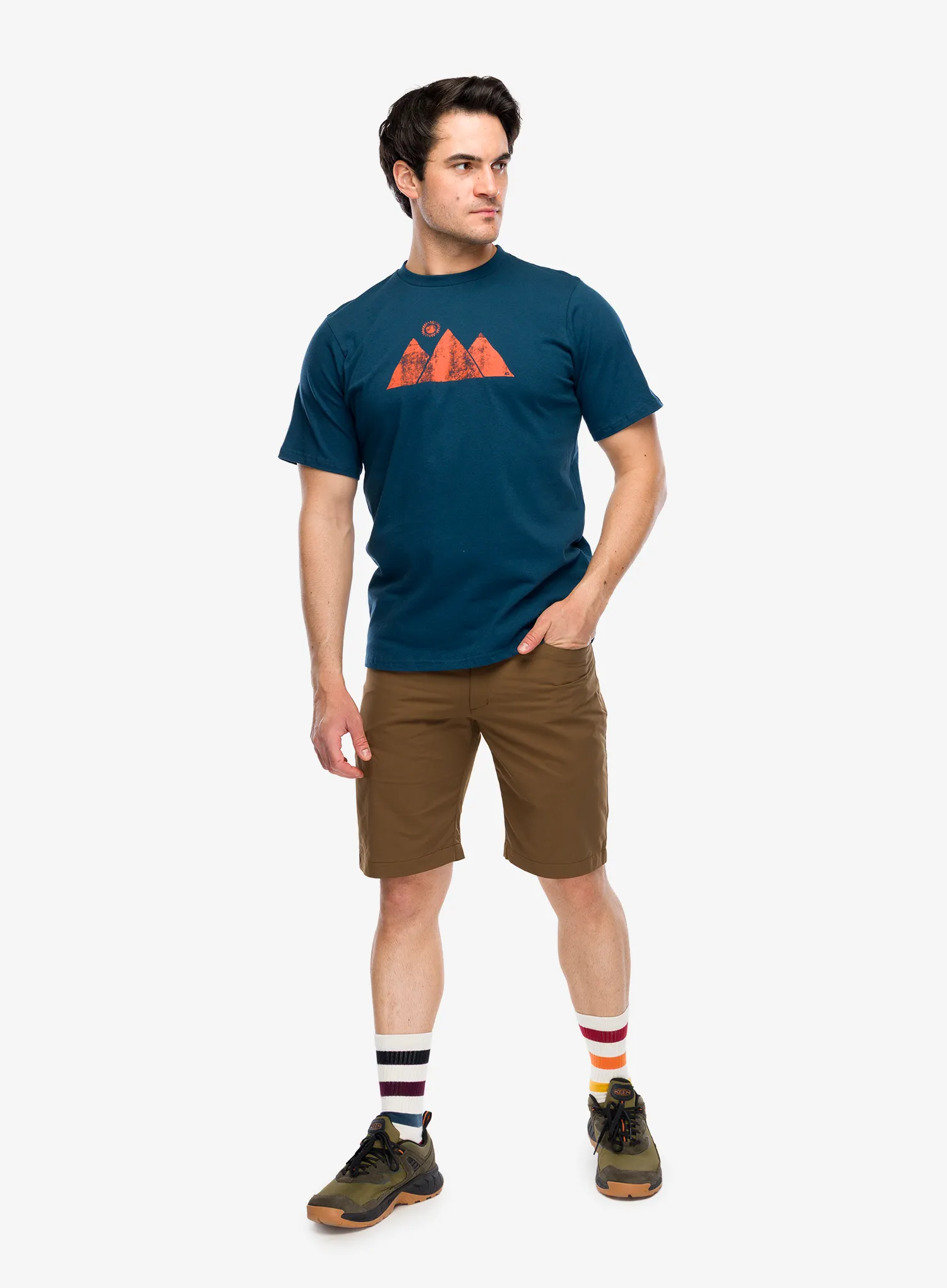 Bombažna majica Mountain Equipment Mountain Sun Tee - blue majolica 