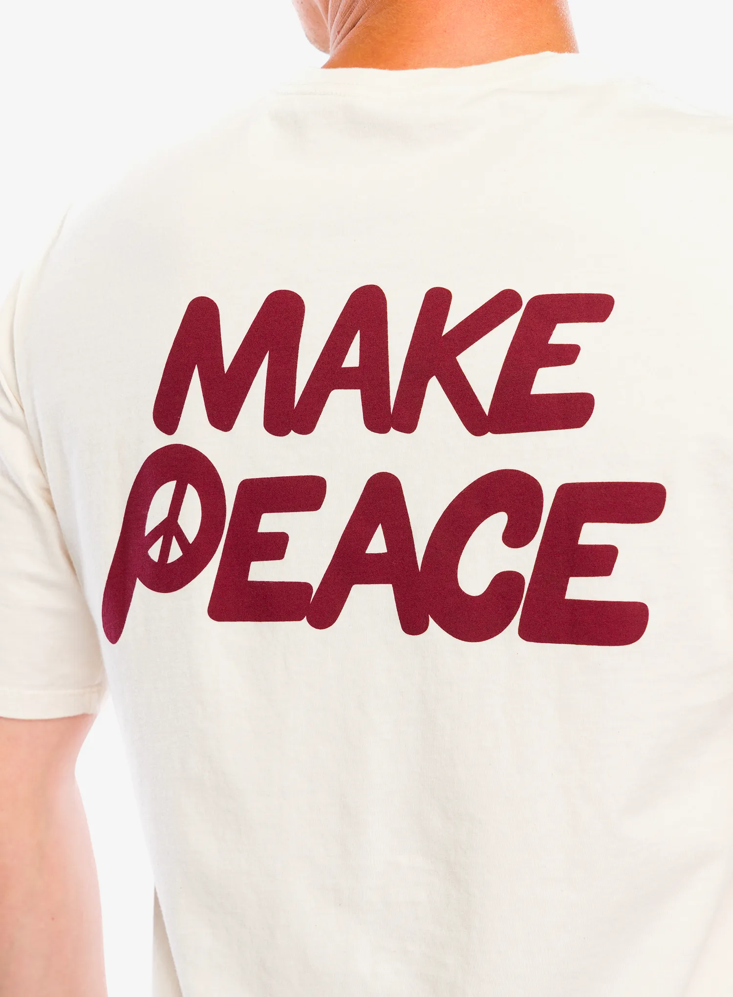 Bombažna majica Patagonia Balance Organic T-Shirt - peace seeds/undyed natural