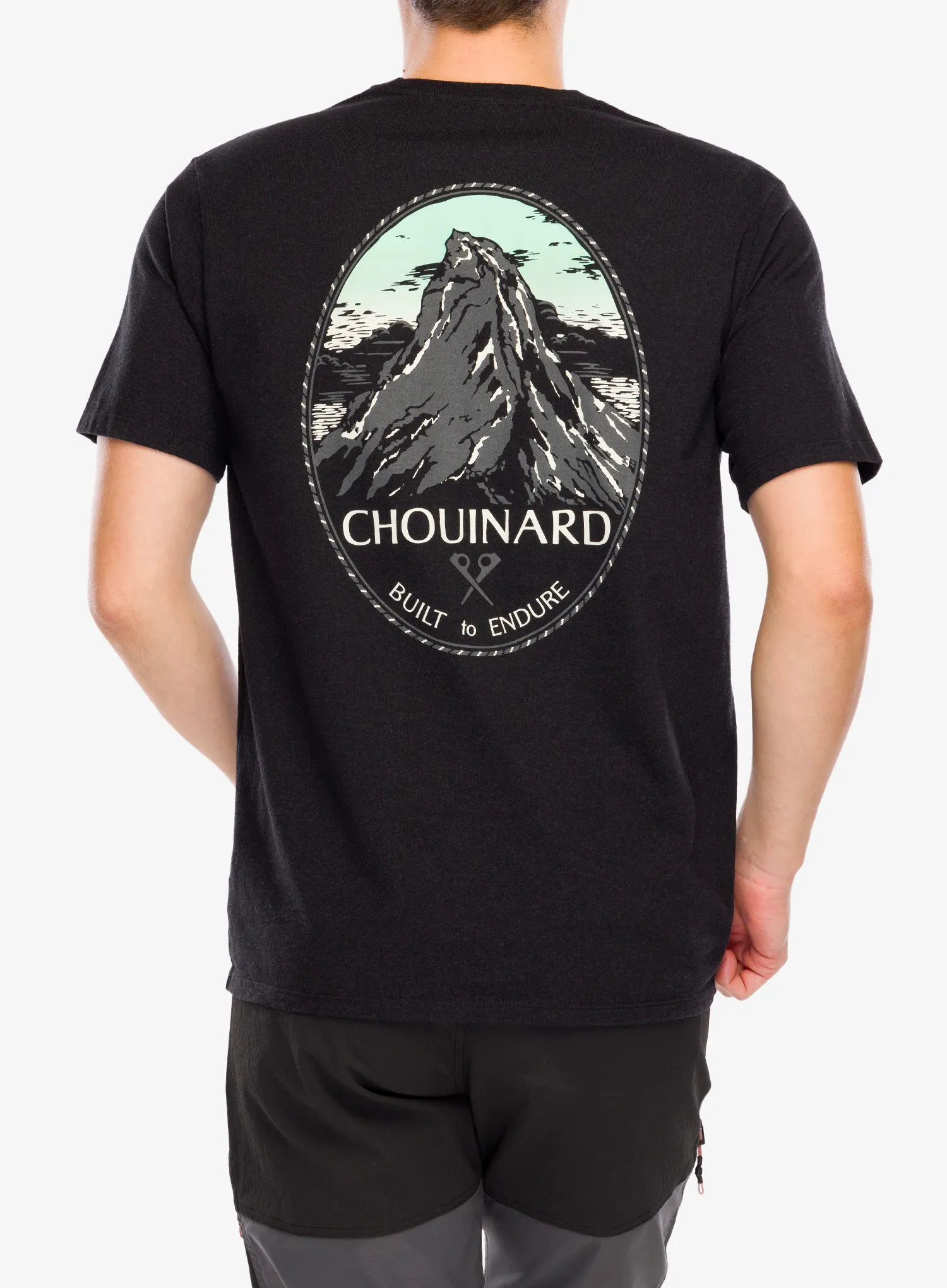 Bombažna majica Patagonia Chouinard Crest Pocket Responsibili-Tee - ink black