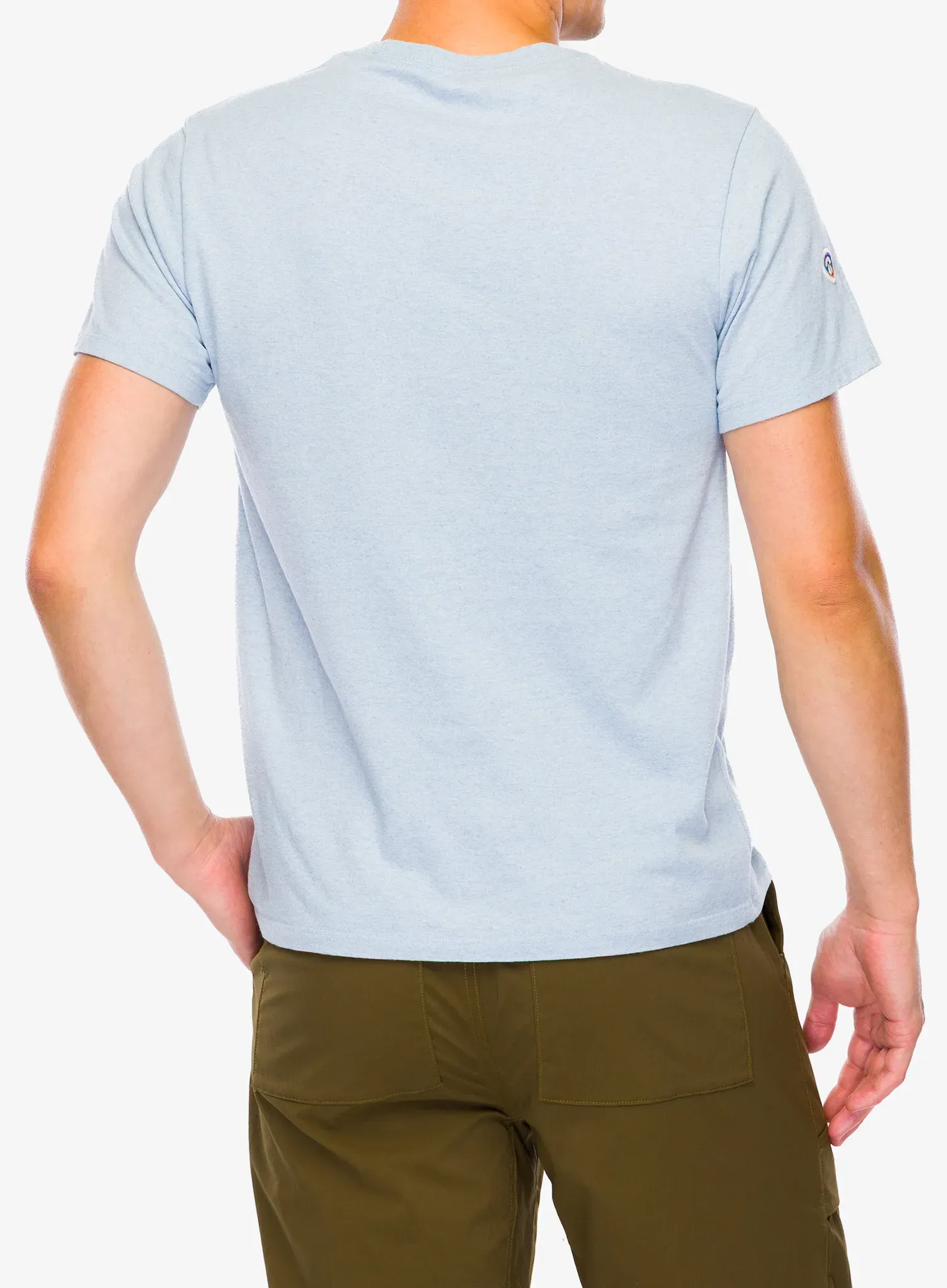 Bombažna majica Patagonia Fitz Roy Icon Responsibili-Tee - fleck blue