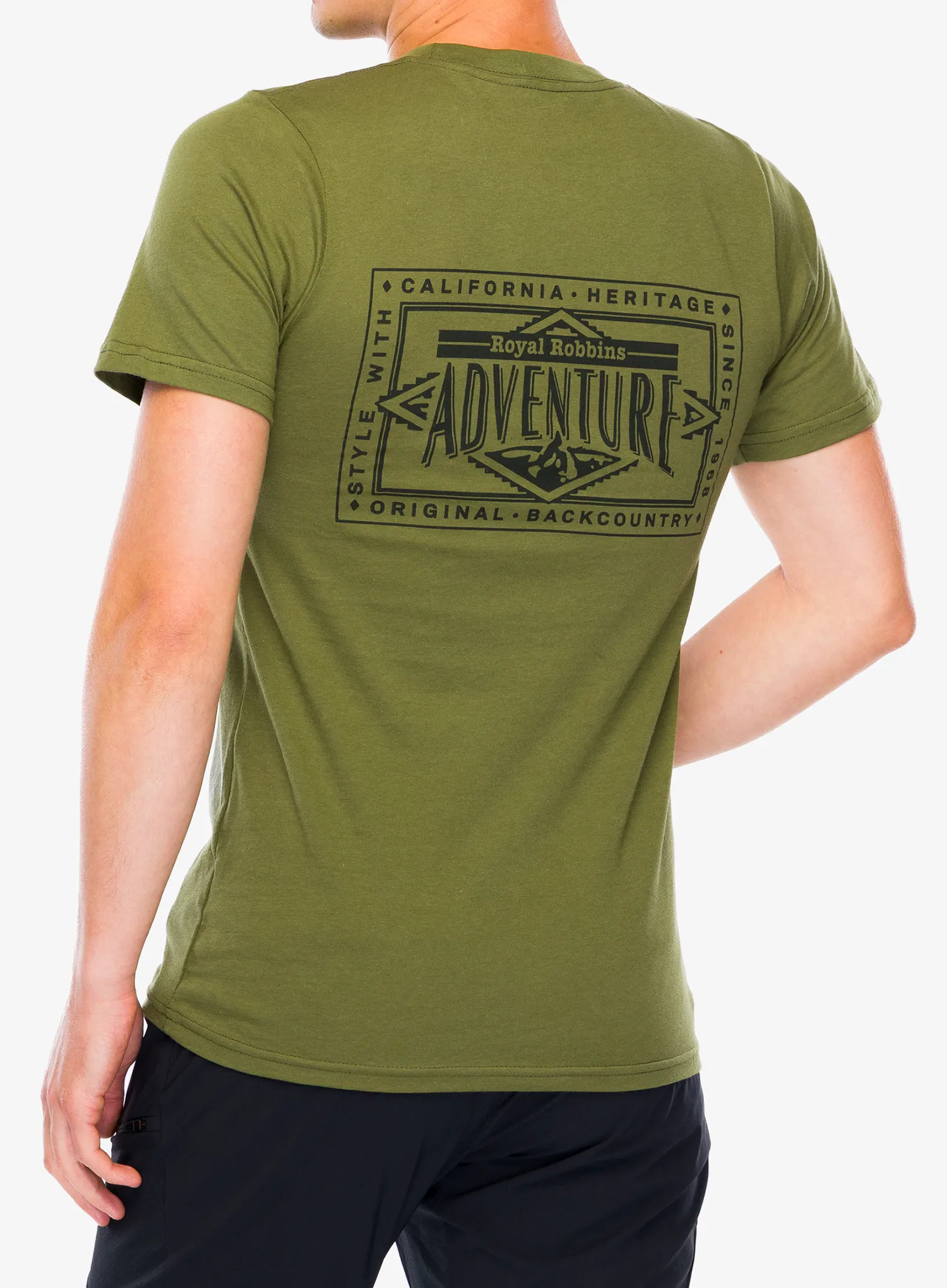Bombažna majica Royal Robbins Adventure Tee S/S - forest