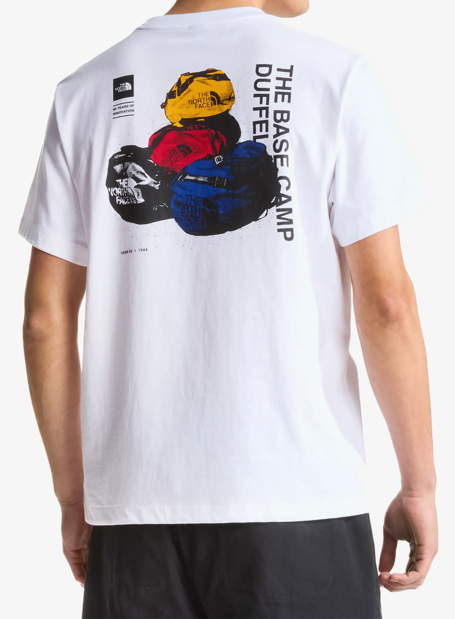Bombažna majica The North Face BCD Celebration Relaxed SS Tee - tnf white