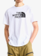Bombažna majica The North Face Evolution Half Dome Regular SS - tnf white/tnf black