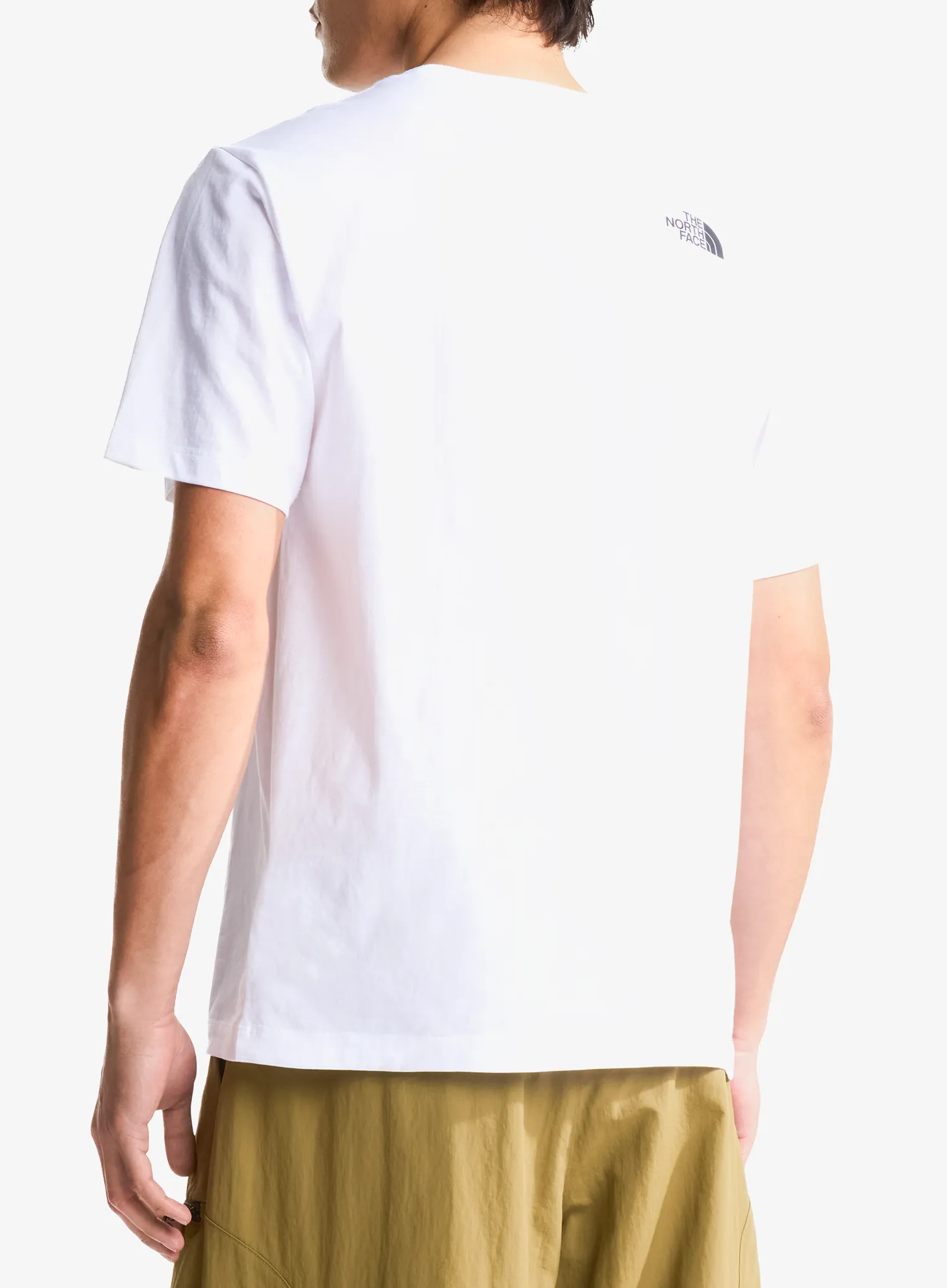 Bombažna majica The North Face Evolution Half Dome Regular SS - tnf white/tnf black