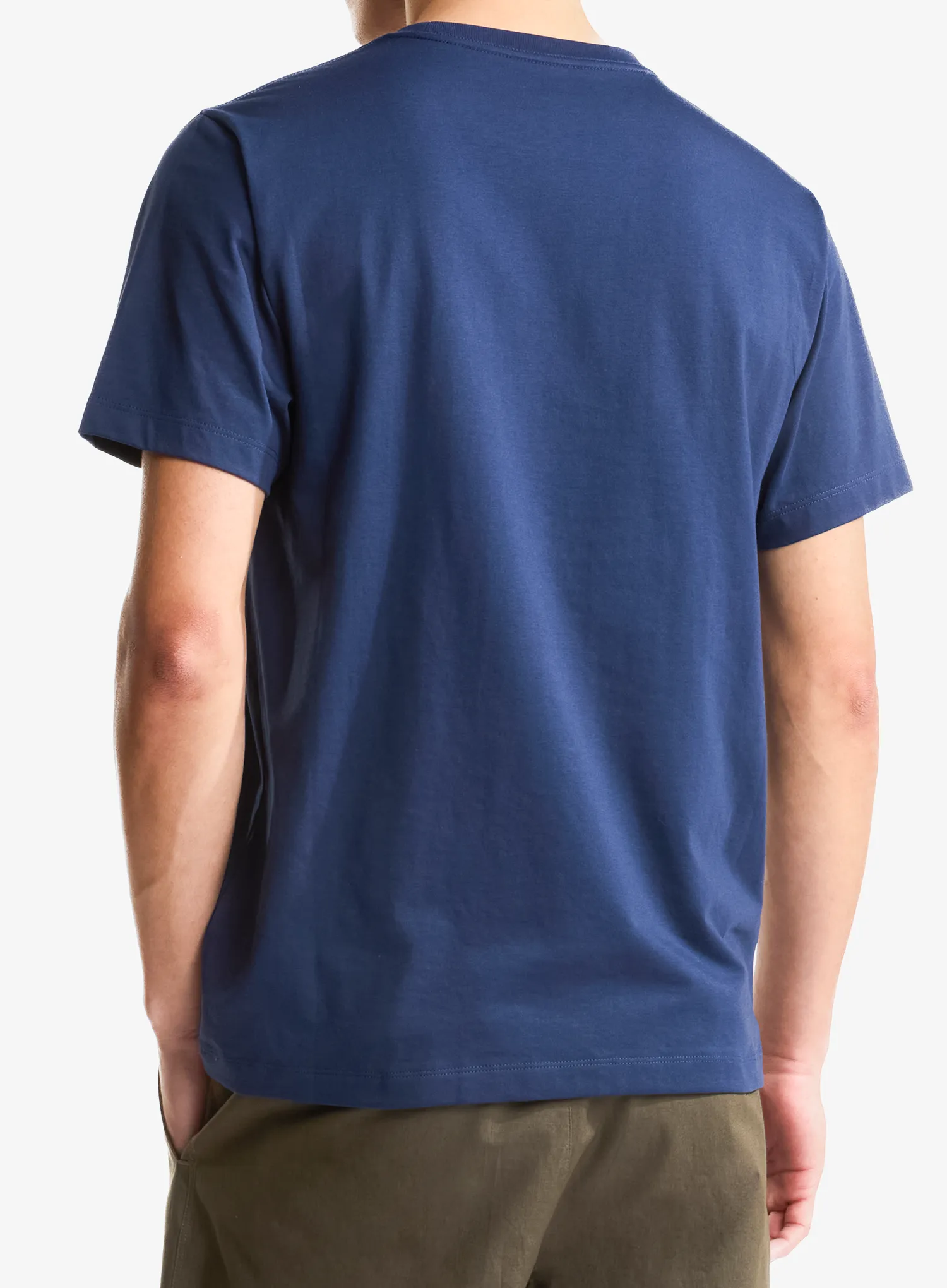 Bombažna majica The North Face Evolution Simple Dome Regular SS - summit navy