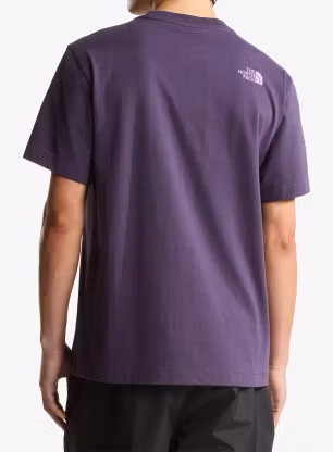 Bombažna majica The North Face Logo Twist Relaxed SS Tee - endless dusk