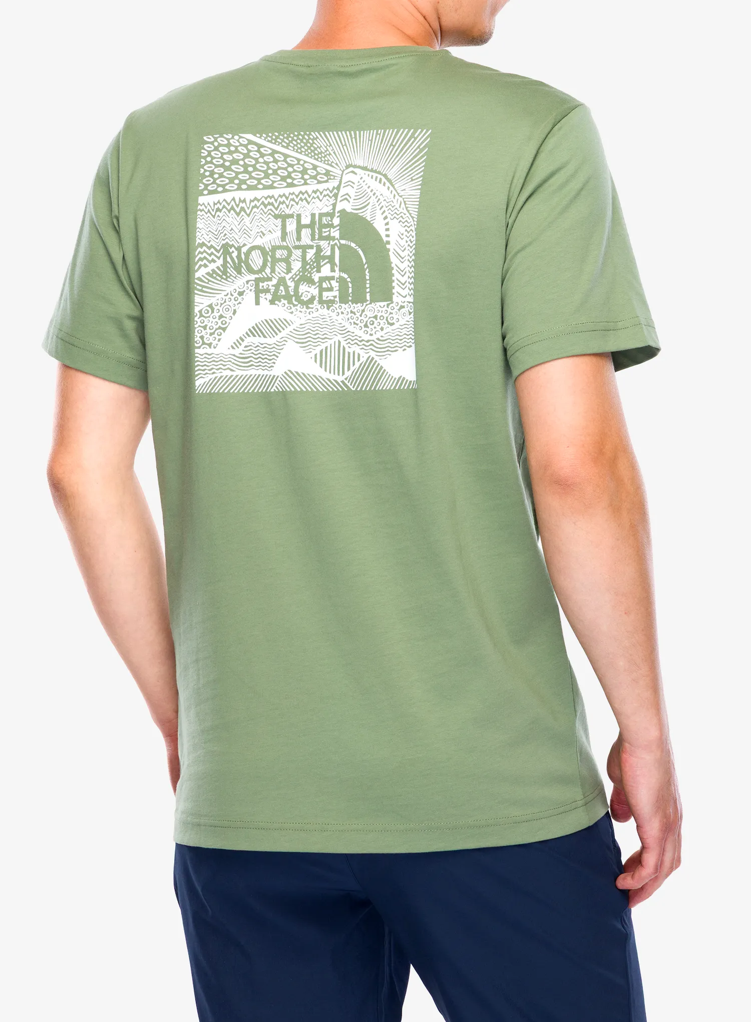 Bombažna majica The North Face S/S Redbox Celebration Tee - bark mist