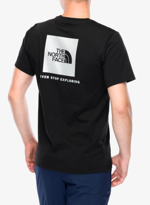 Bombažna majica The North Face SS ReflectIVe Box Nse Tee - tnf black reflective