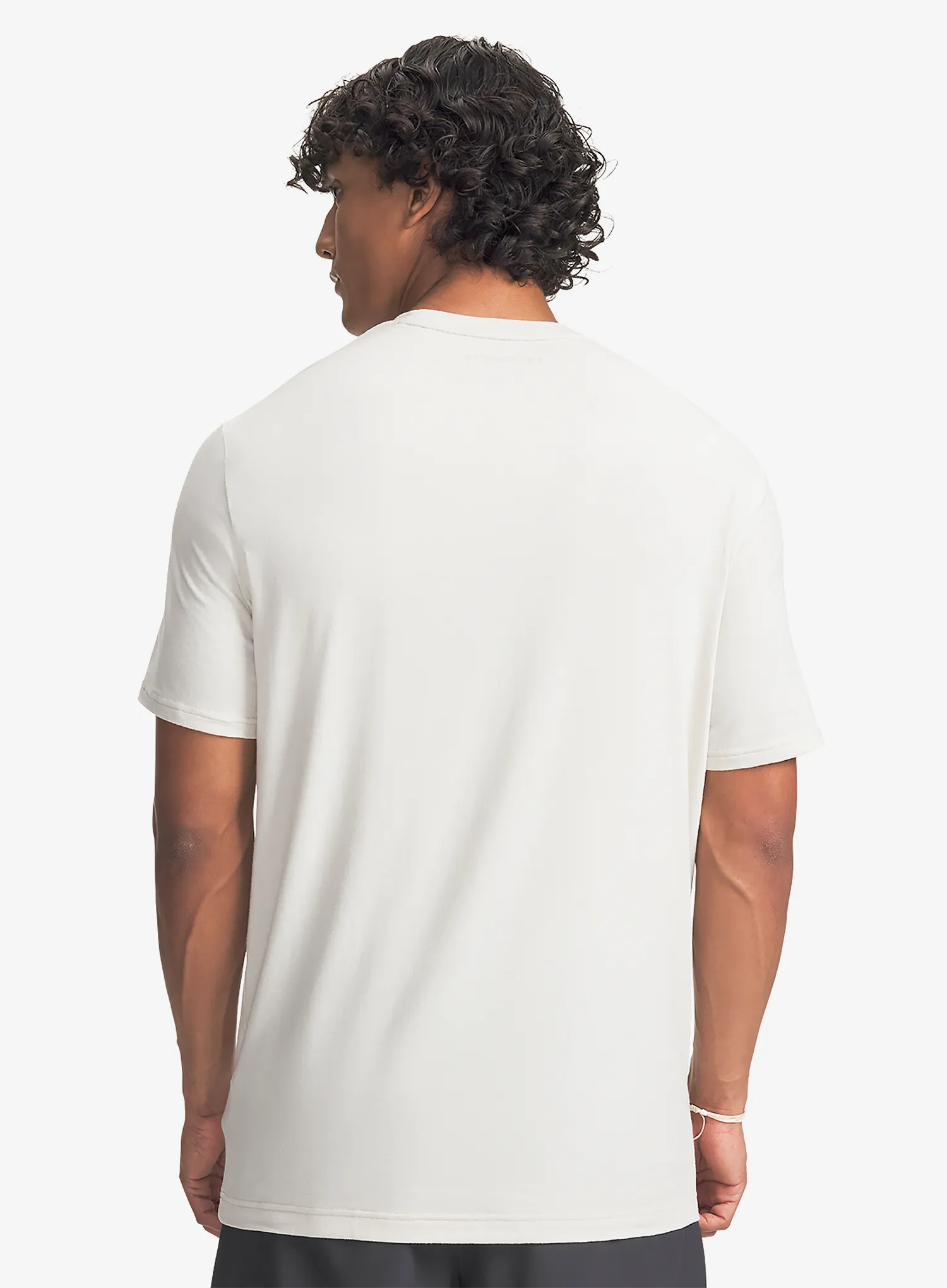Bombažna majica Under Armour Explor Graphic SS - summit white/city khaki