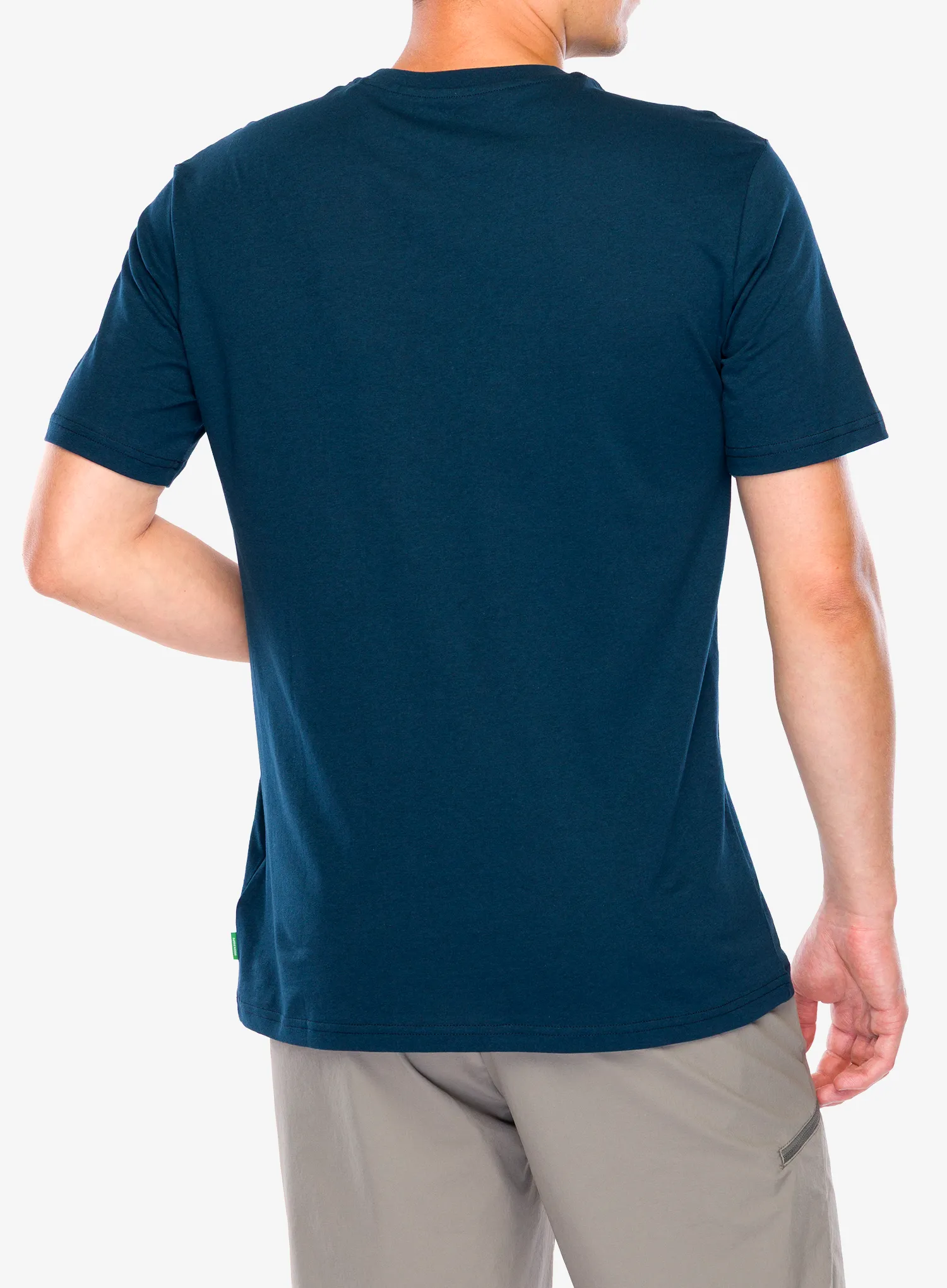 Bombažna majica Vaude Cyclist T-Shirt V - dark sea/blue