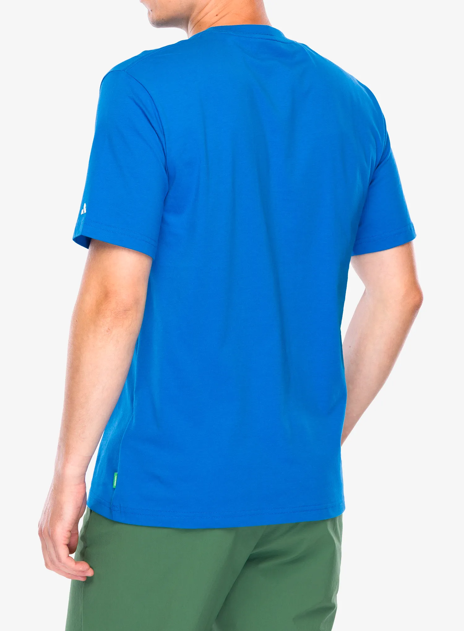 Bombažna majica Vaude Logo T-Shirt II - radiate blue