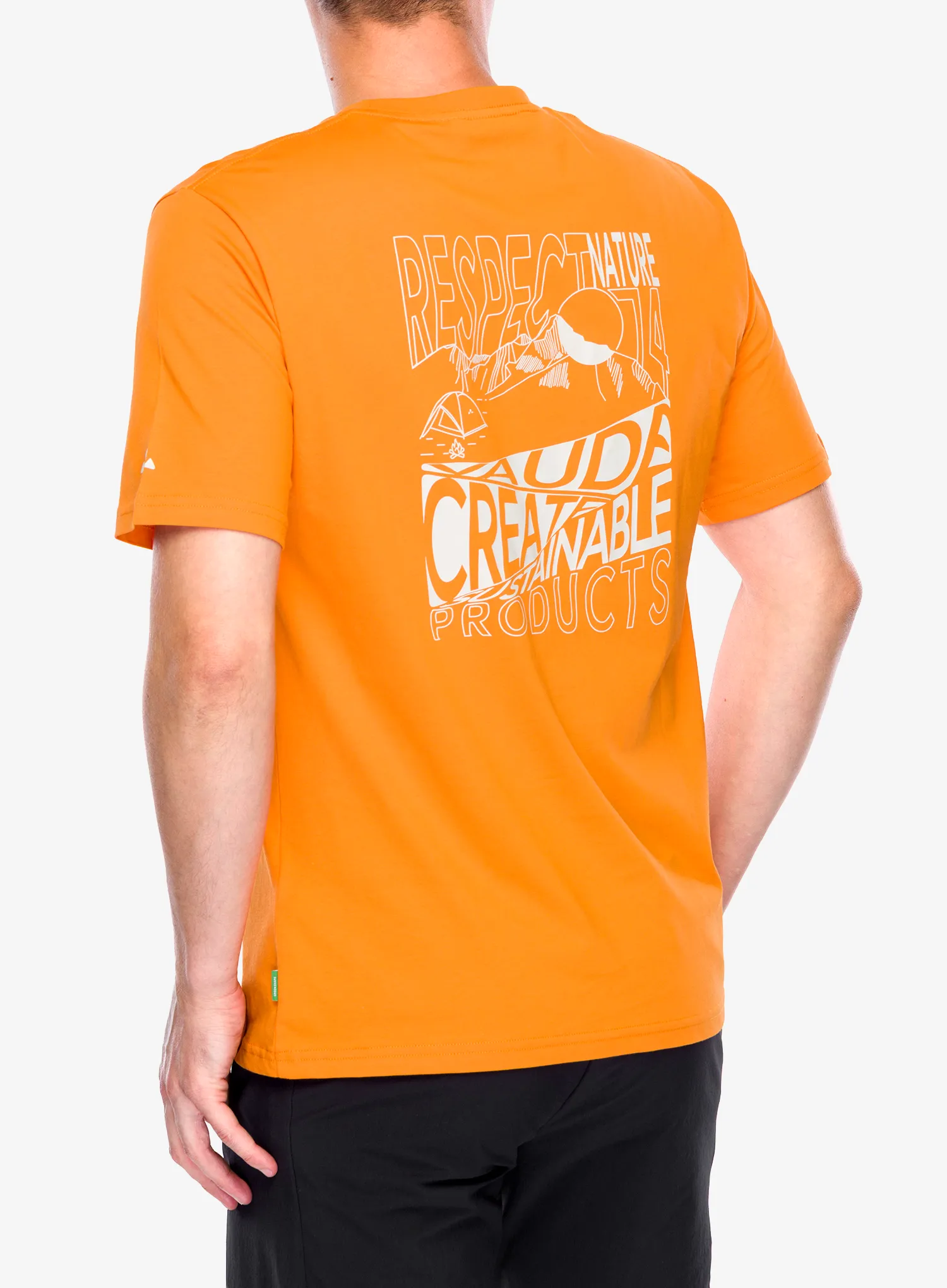 Bombažna majica Vaude Spirit T-Shirt II - kurkuma