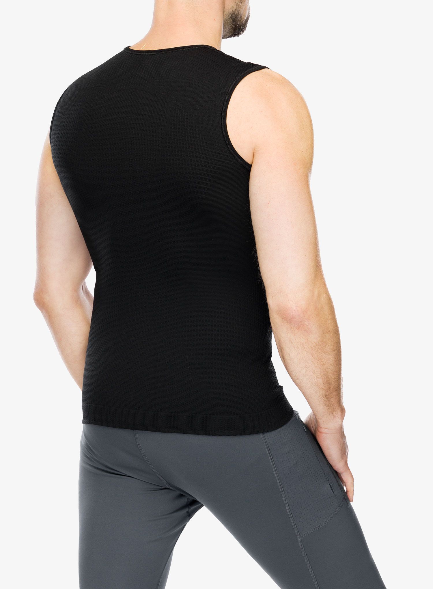 Moška tekaška majica Brubeck 3D Run PRO Tank Top - black