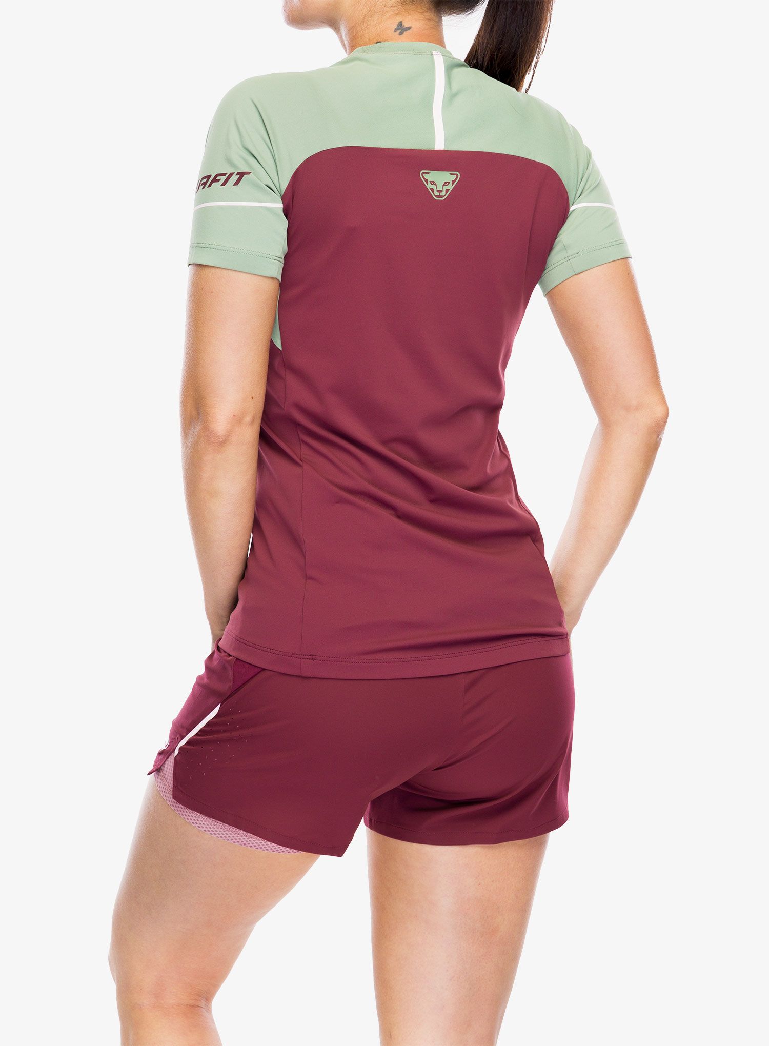 Ženska tekaška majica Dynafit Alpine Pro S/S Tee - burgundy