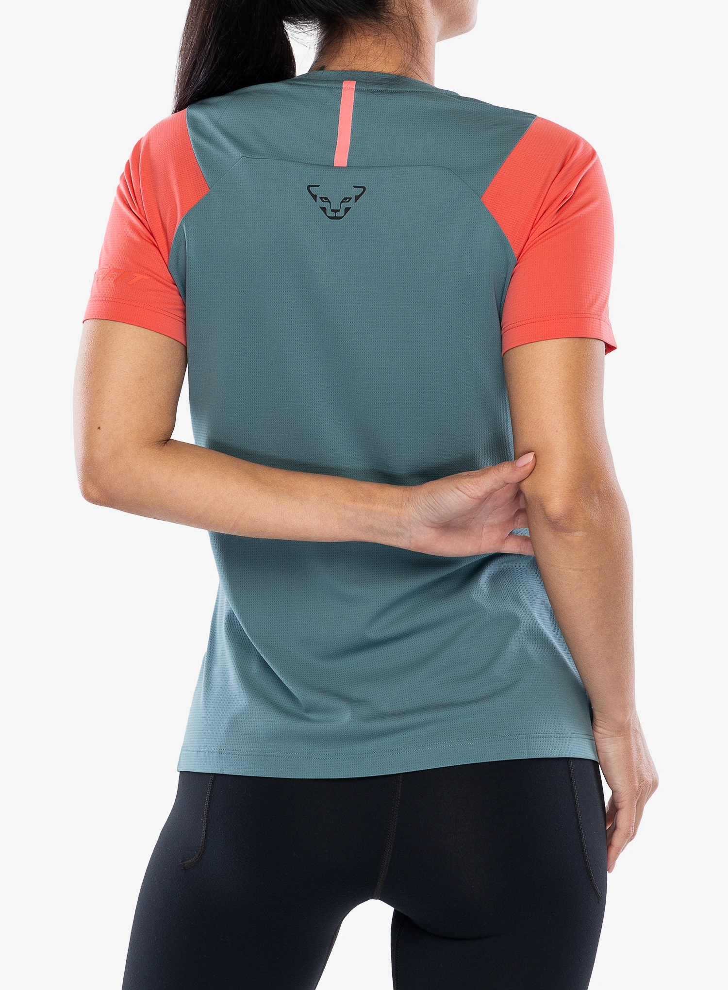 Ženska tekaška majica Dynafit Transalper S/S Tee - atlantic/cabana