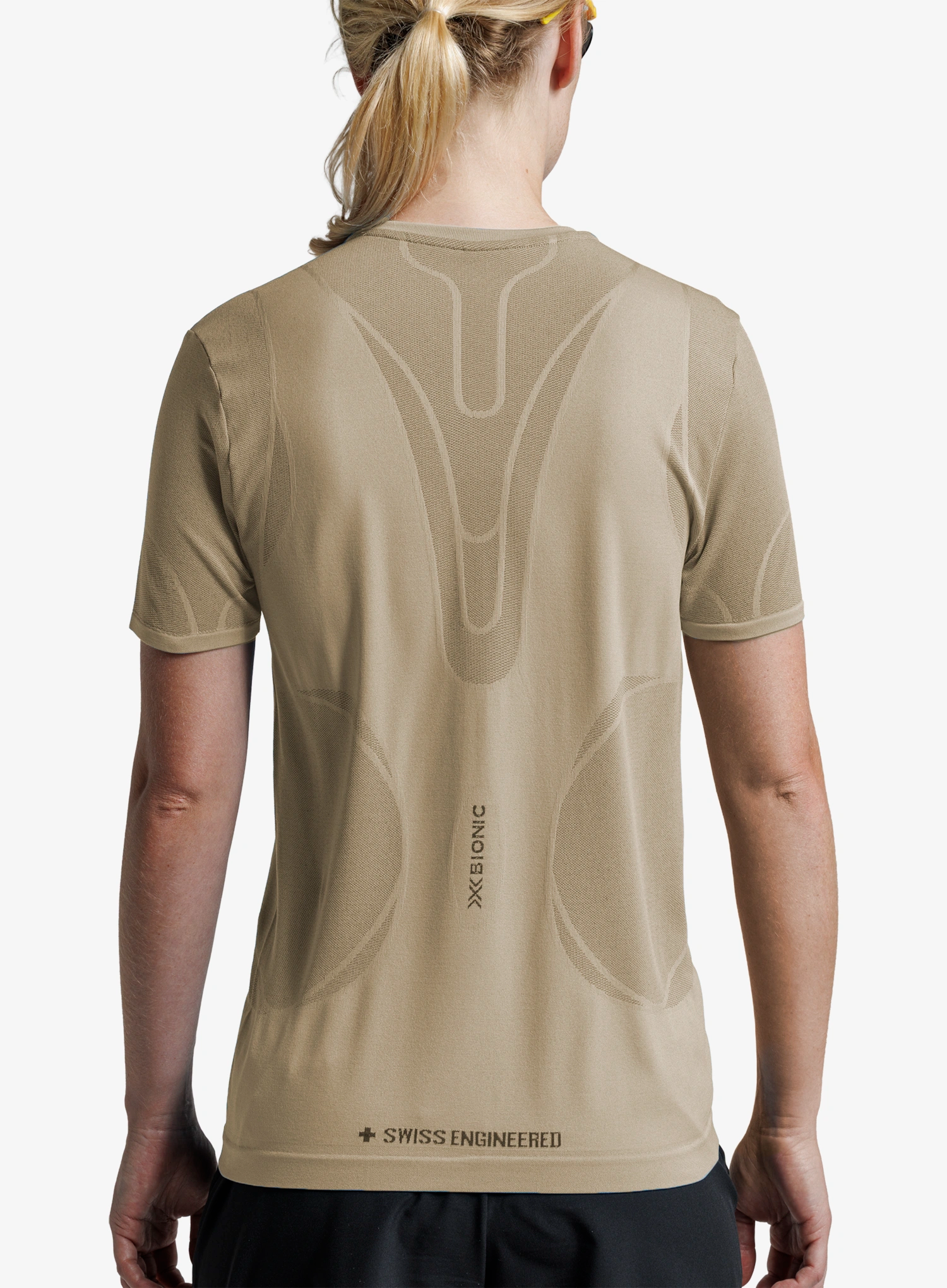 Ženska tekaška majica X-Bionic Xceed Run Perform Shirt - sand/sand