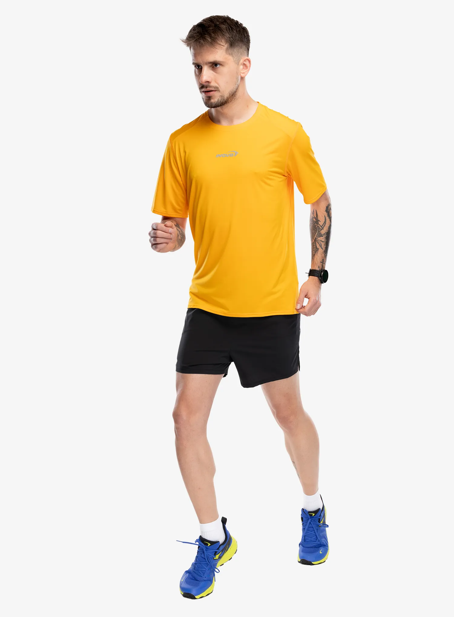Tekaška majica Inov-8 Airlite Short Sleeve T-Shirt - yellow