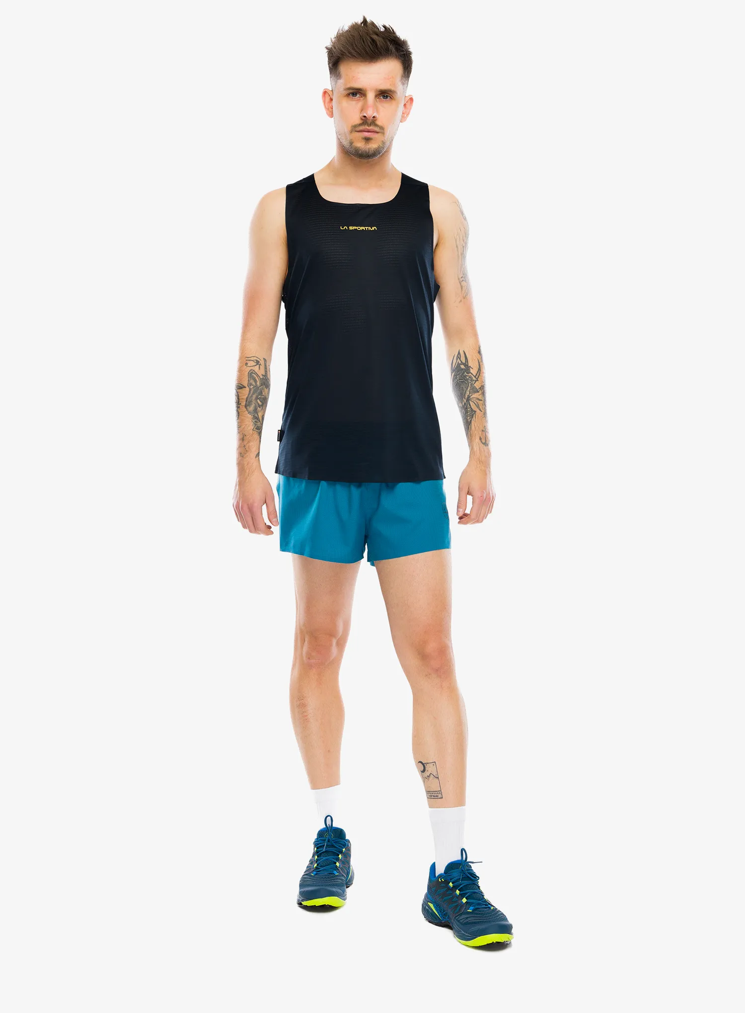 Tekaška majica La Sportiva Pure Tank - black/yellow