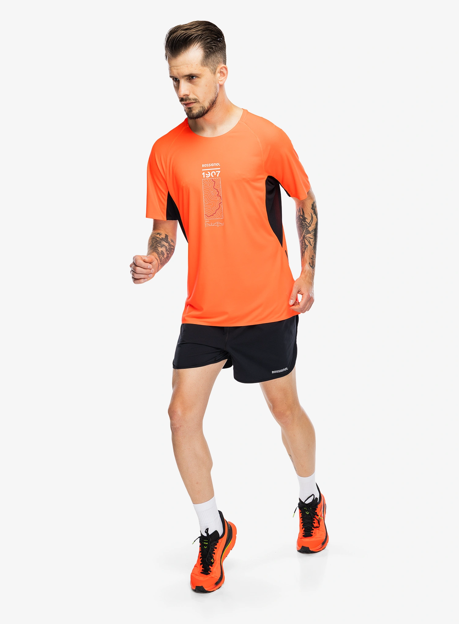 Tekaška majica Rossignol Sapa Ultra Tee - neon red  