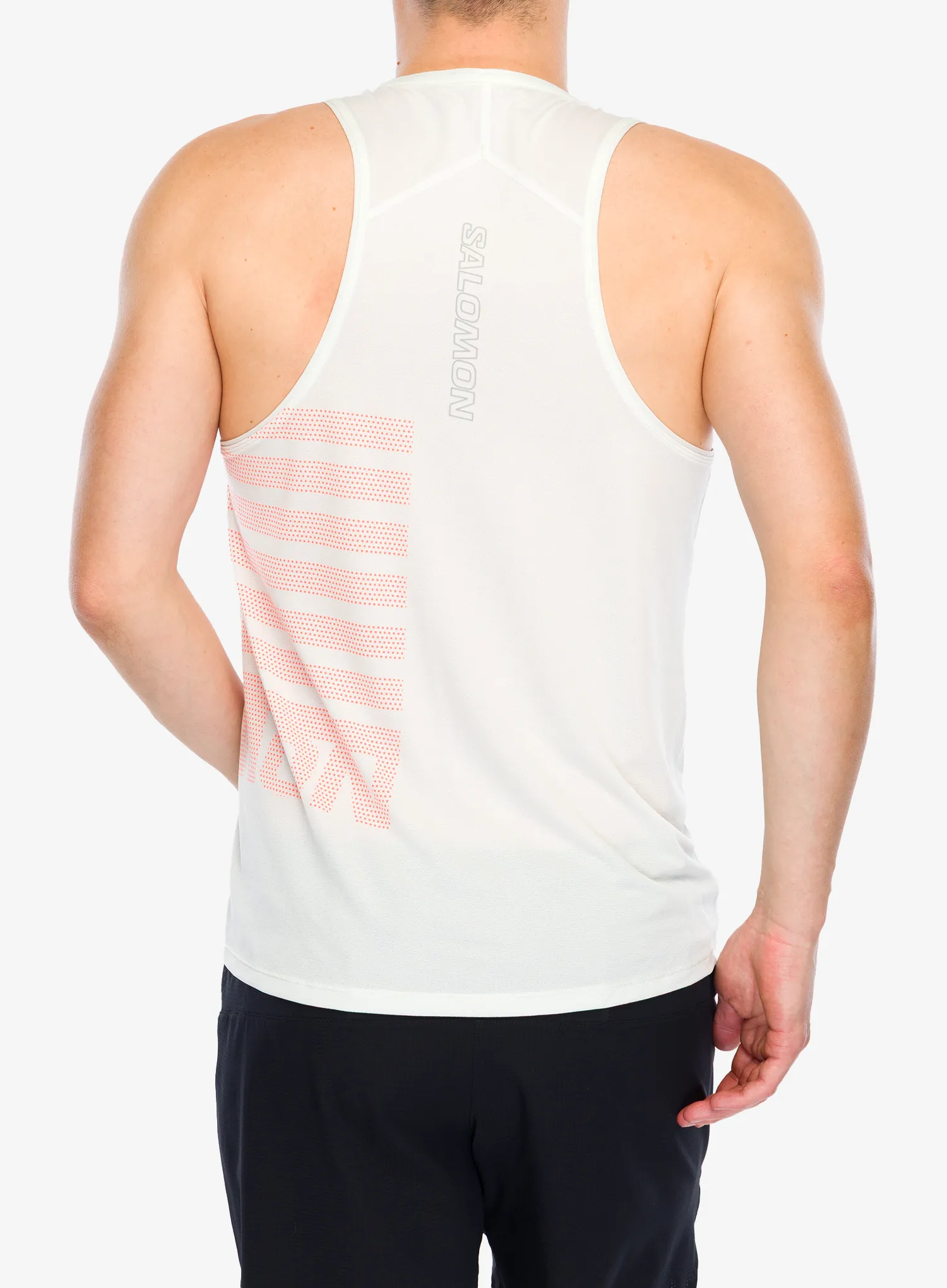 Tekaška majica Salomon Sense Aero Singlet GFX - icicle