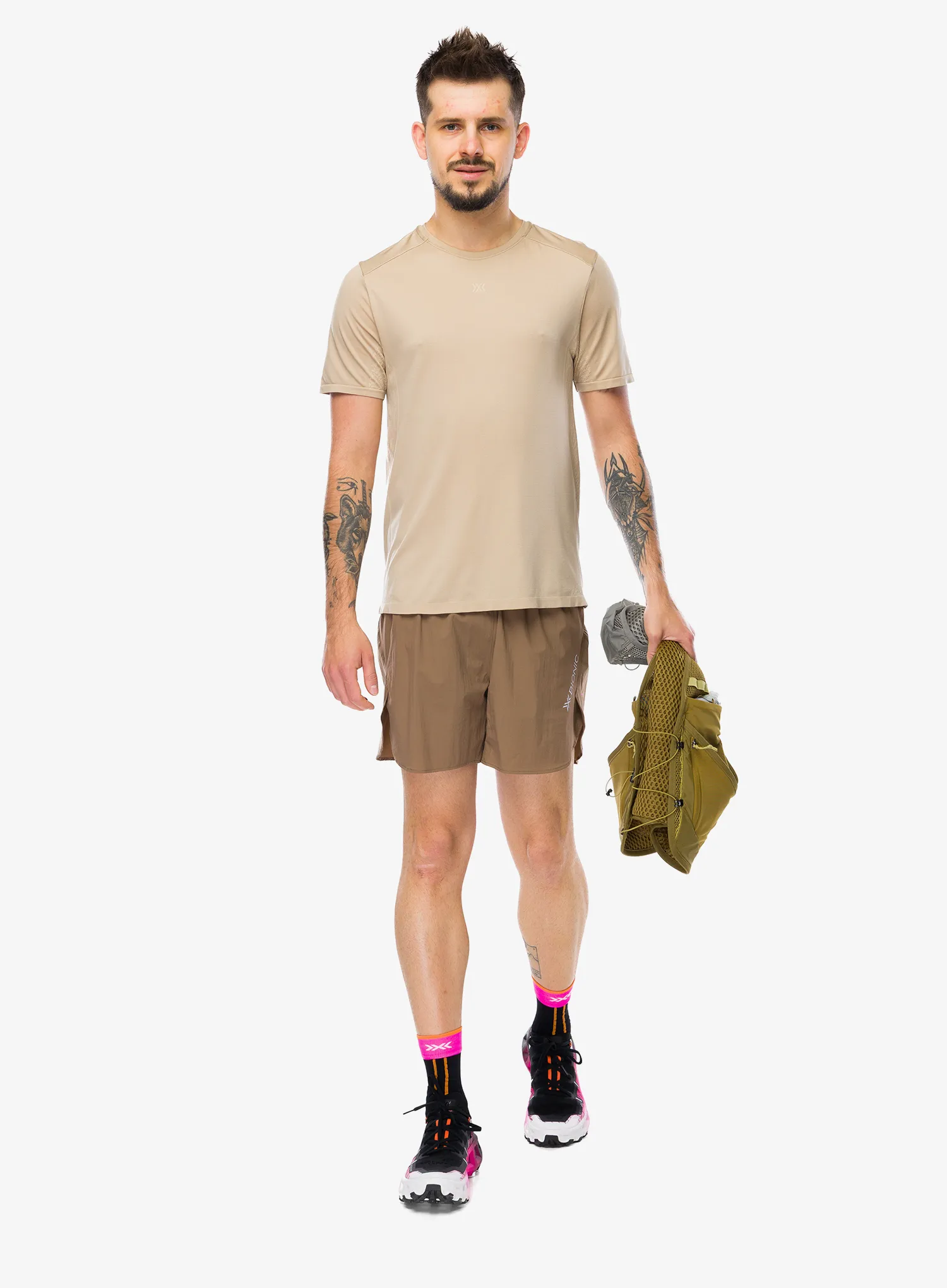 Tekaška majica X-Bionic Xceed Run Discover Shirt - sand