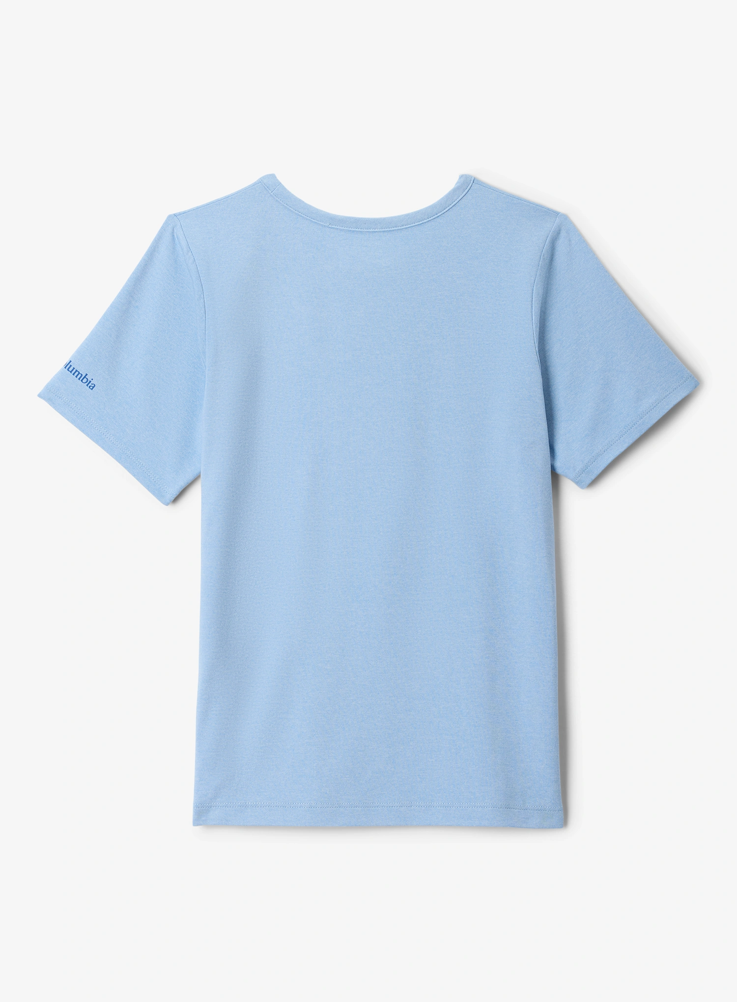 Fantovska majica Columbia Tech Trail Short Sleeve Graphic Shirt - ripple blue hthr/explore