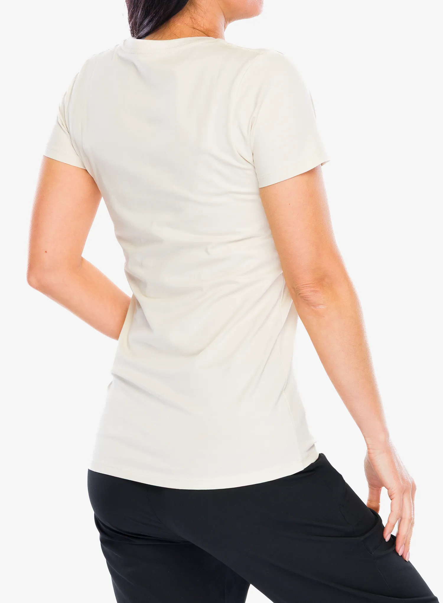 Ženska majica Black Diamond Heritage Wordmark SS Tee - off white