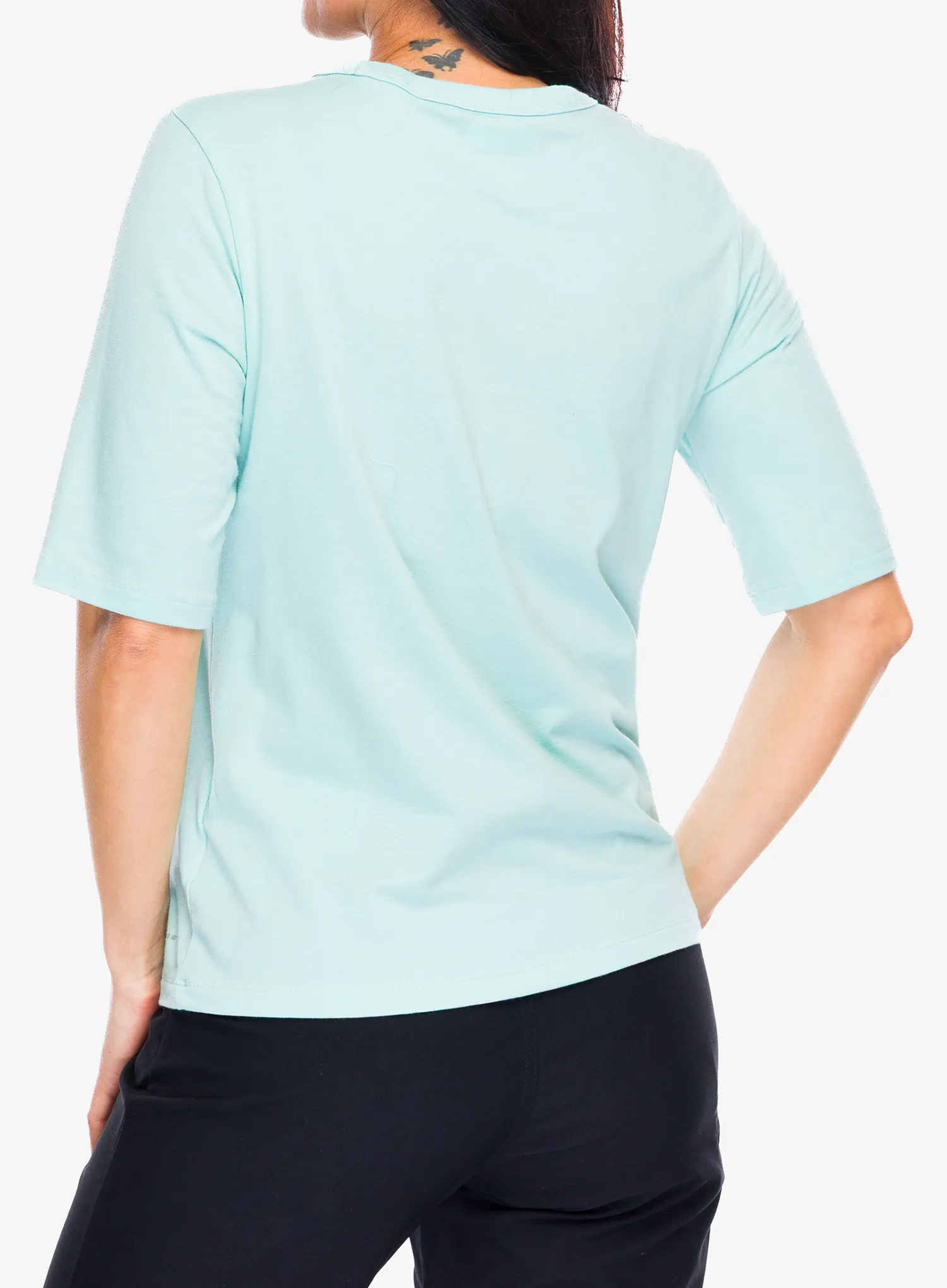 Ženska majica Columbia Sun Trek 1/2 Sleeve Tee - spray/spray