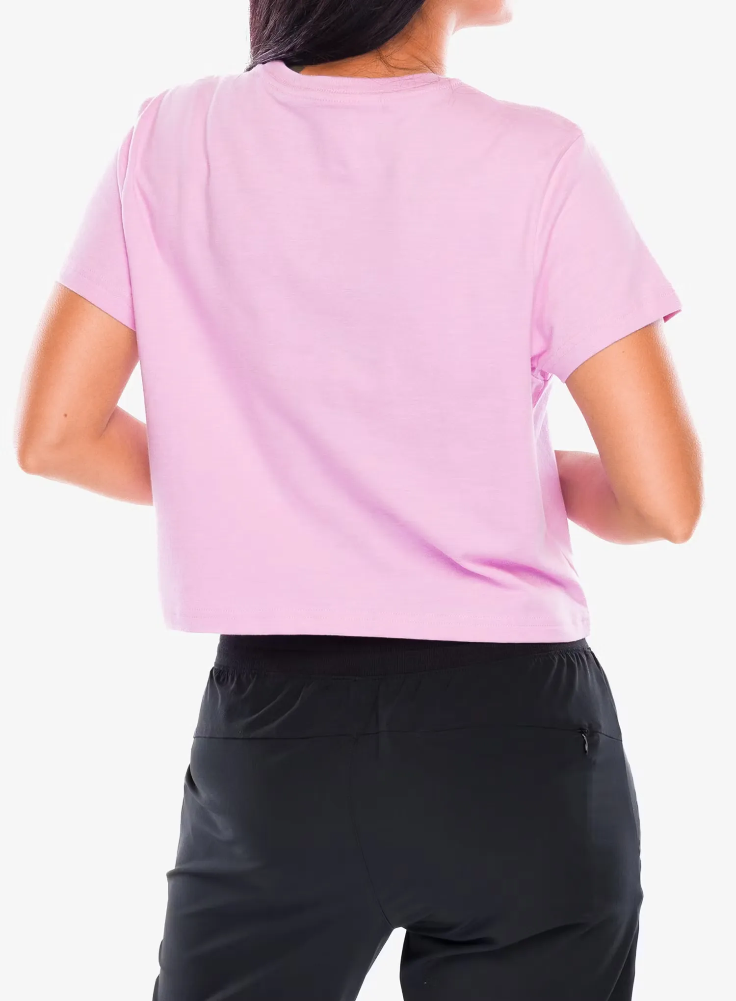 Ženska majica Cotopaxi Western Hills Crop T-Shirt - orchid bloom
