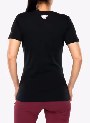 Ženska majica Dynafit Graphic CO S/S Tee - black out/hardcore