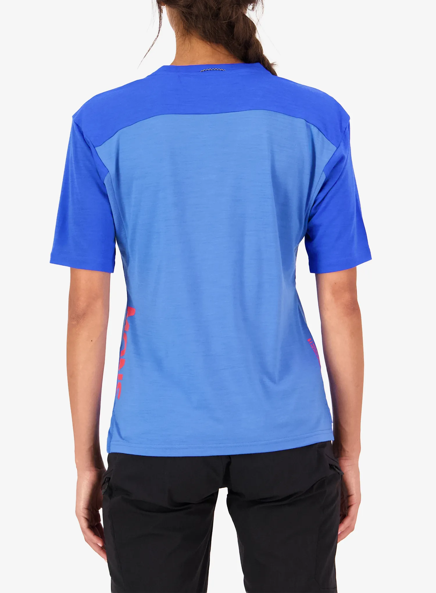 Ženska majica Mons Royale Diversion Merino Bike Jersey Short Sleeve - ocean/ultramarine