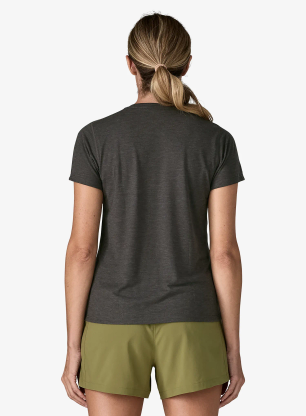 Ženska majica Patagonia Cap Cool Trail Shirt - ink black
