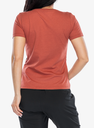 Ženska majica Salewa Eagle Cover T-Shirt - etruscan red