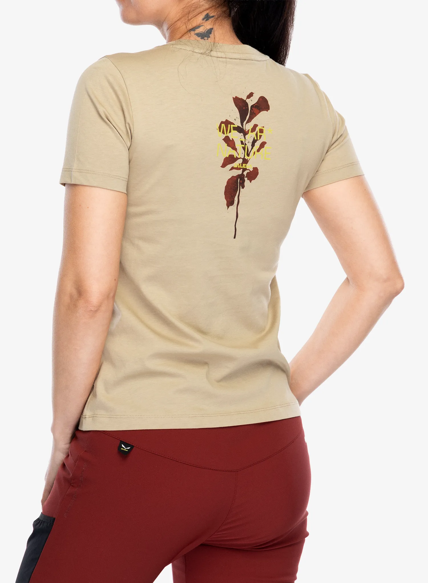 Ženska majica Salewa Eagle Nature T-Shirt - quicksand