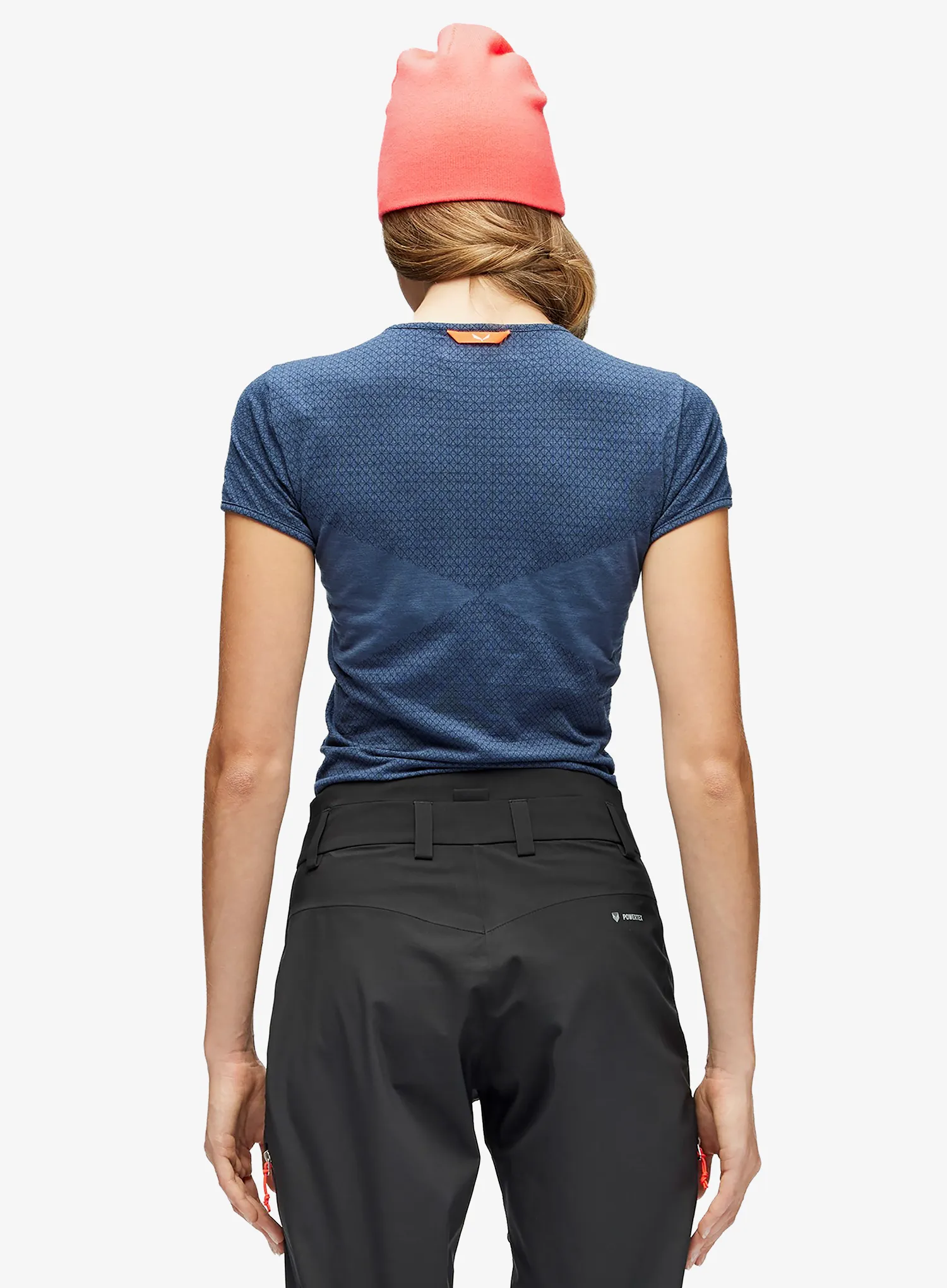 Ženska majica Salewa Zebru Medium Warm Amr T-Shirt - dark denim