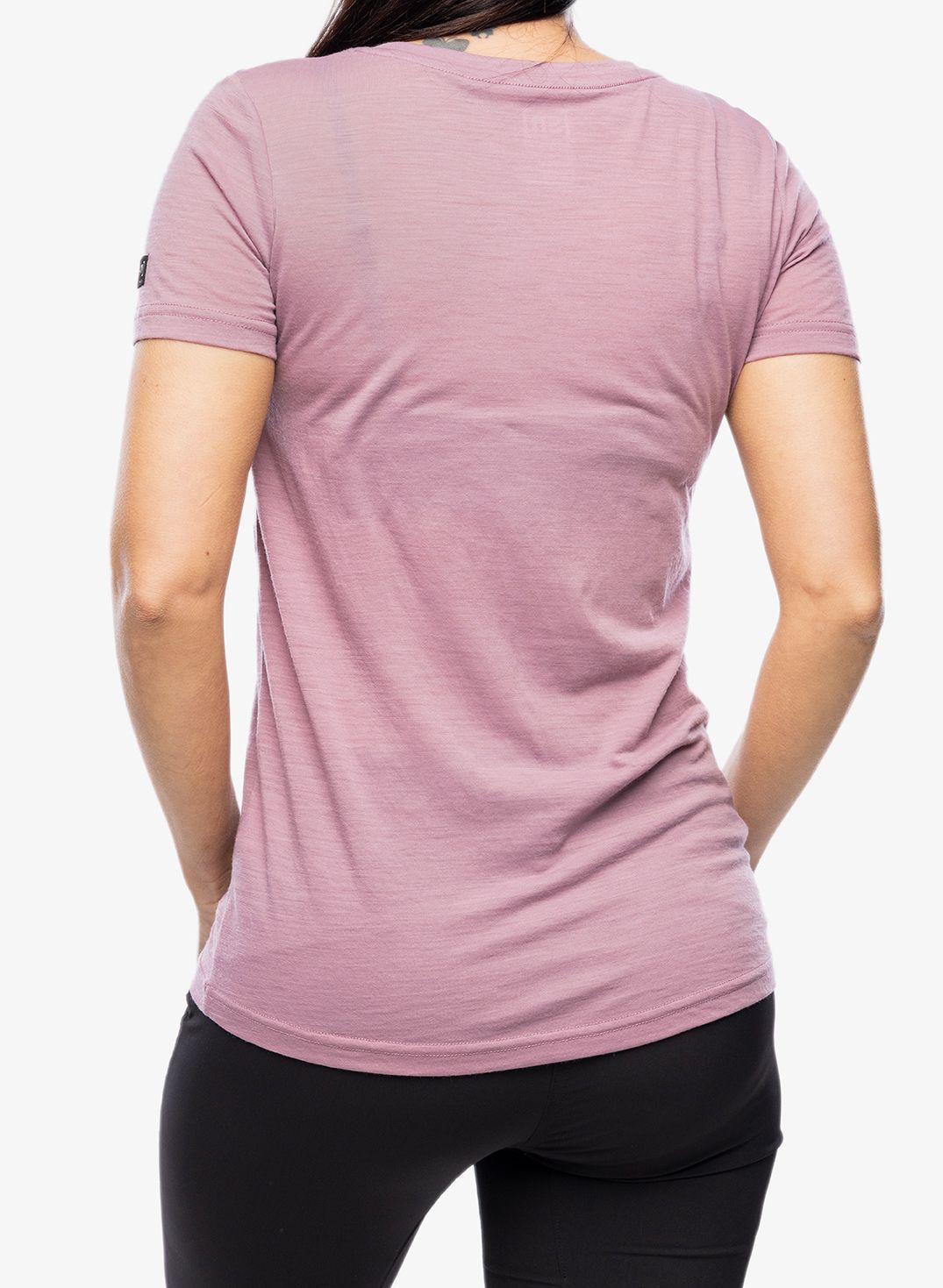 Ženska majica Super.natural Tied By Heart Tee - orchid/feather grey/blueberry