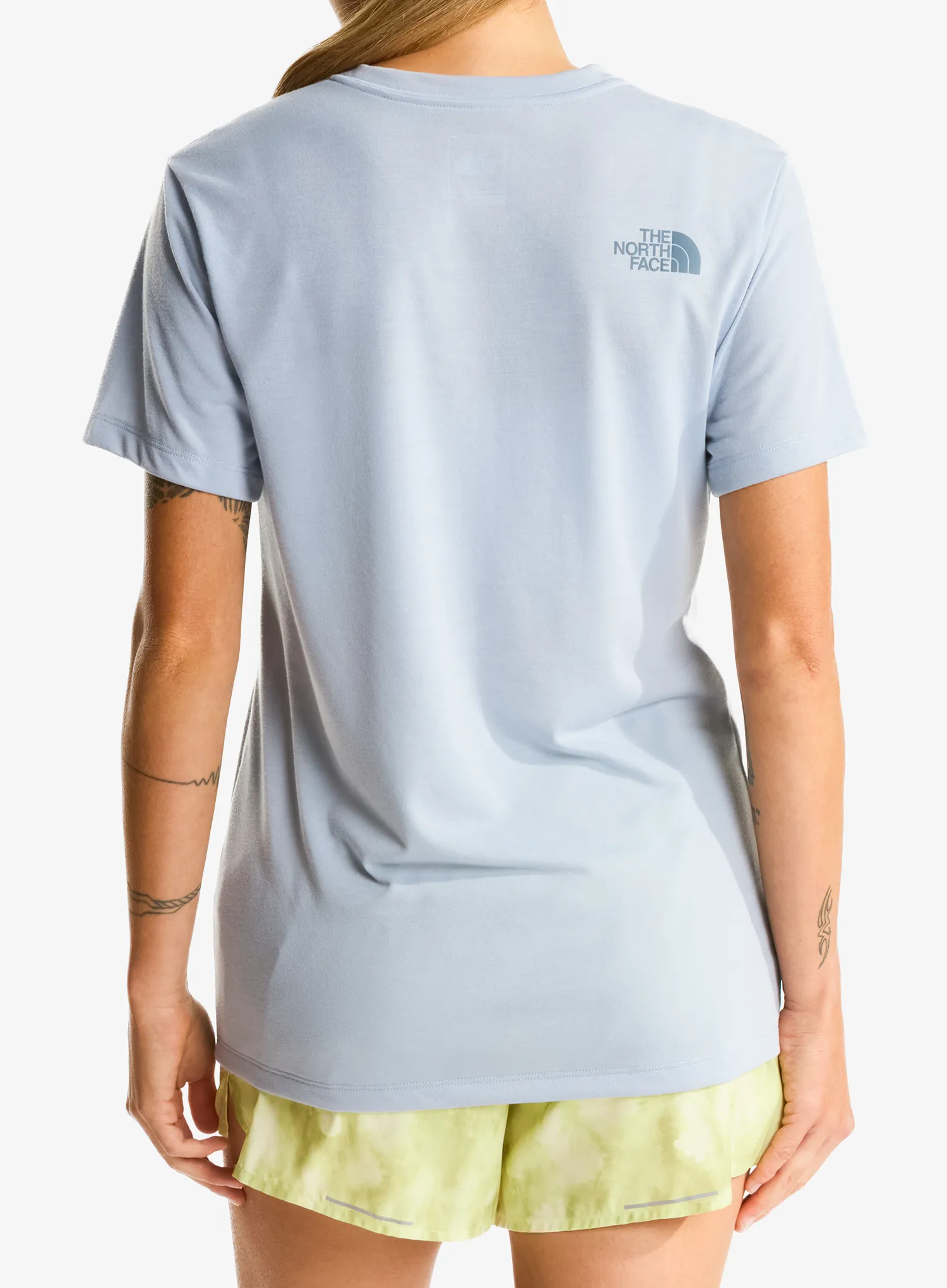 Ženska majica The North Face Bitmap Silhouette Short Sleeves Tee - frost grey