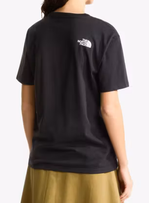 Ženska majica The North Face Evolution Half Dome Relaxed Short Sleeve - black/white