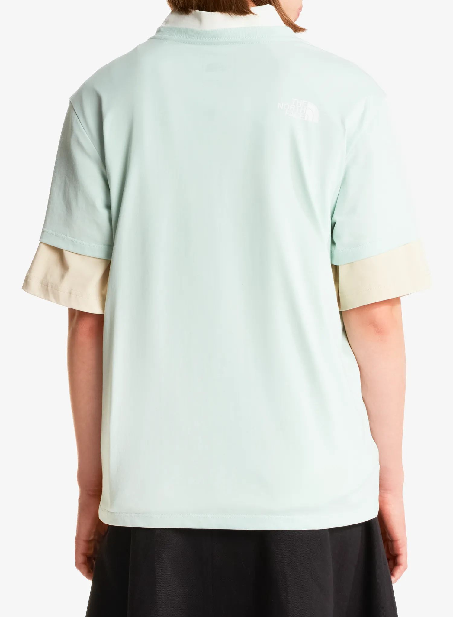 Ženska majica The North Face Evolution Half Dome Relaxed Short Sleeve - opal frost