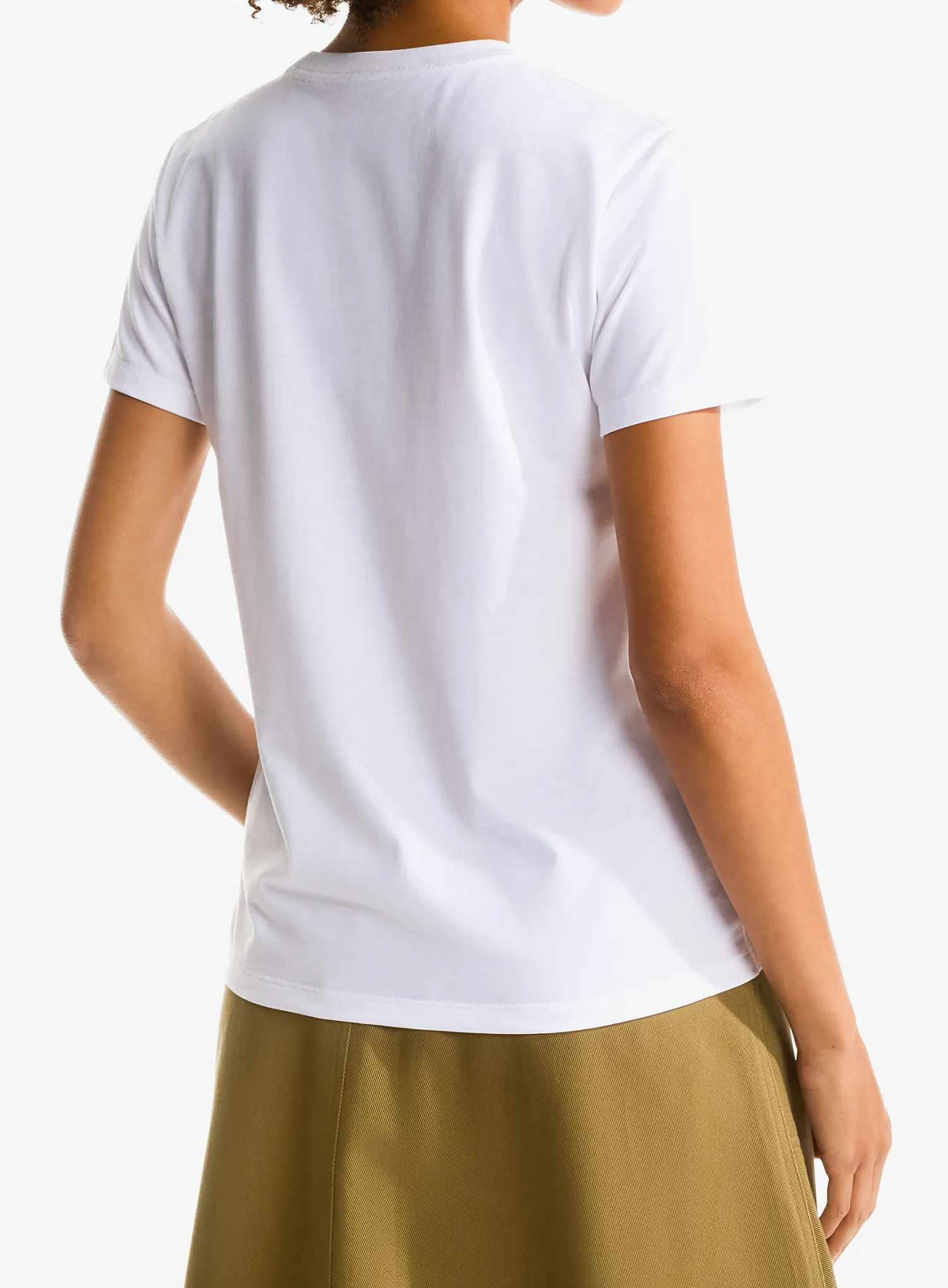 Ženska majica The North Face Evolution Simple Dome Slim Short Sleeve - tnf white