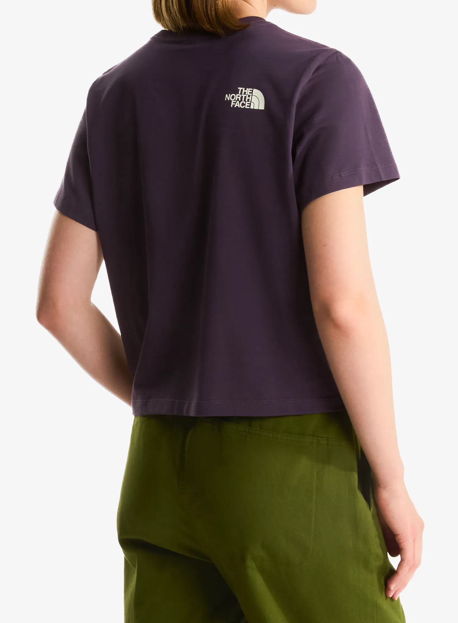 Ženska majica The North Face Flora Embro Regular Short Sleeve Tee - endless dusk