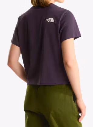 Ženska majica The North Face Flora Embro Regular Short Sleeve Tee - endless dusk
