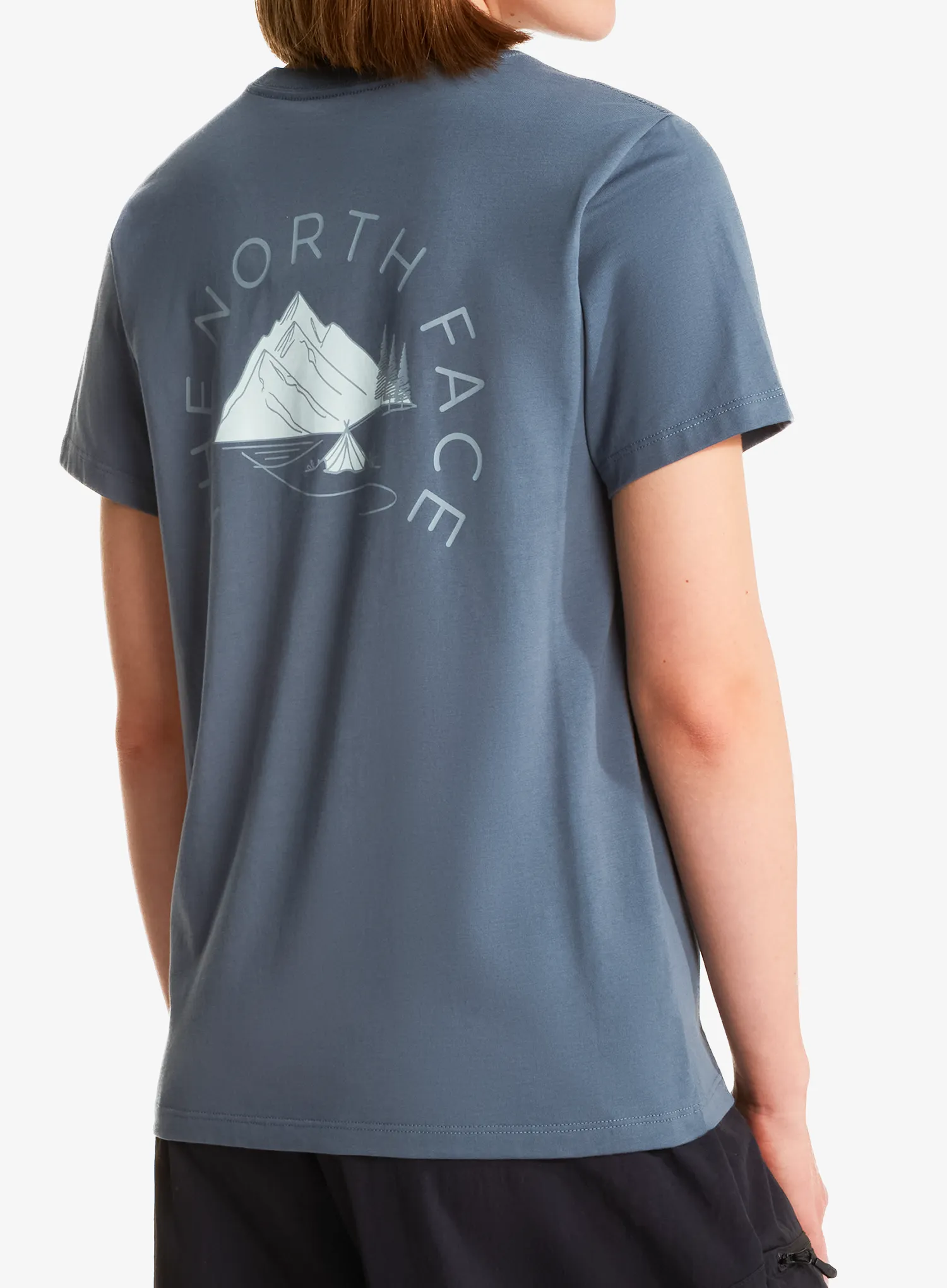 Ženska majica The North Face Monte Regular Short Sleeve Tee - granite grey
