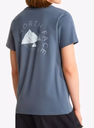Ženska majica The North Face Monte Regular Short Sleeve Tee - granite grey
